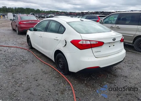 2016 Kia Forte Lx из США, поврежденный, VIN KNAFK4A67G5614326